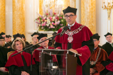 Honorary Degree for Prof. Ewa Kuligowska and 2017-2018 Postgraduate Degree Conferment Ceremony of the 1st Faculty of Medicine
